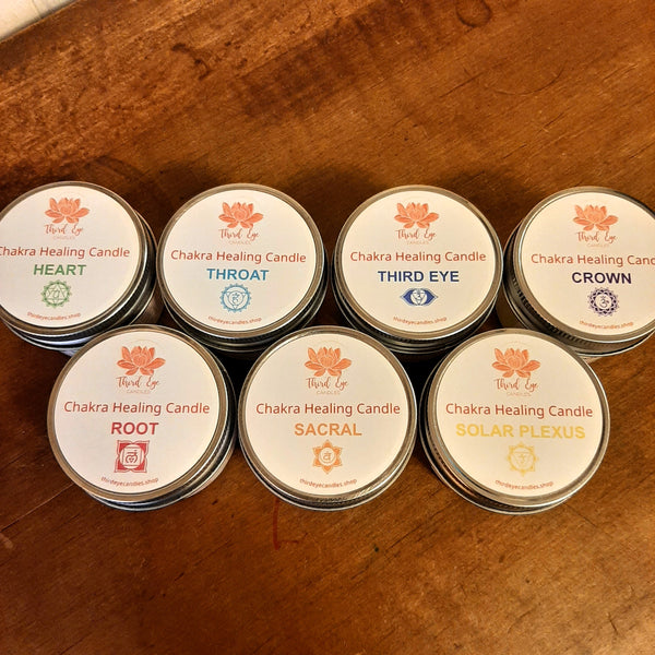Clearance Chakra Healing Candles