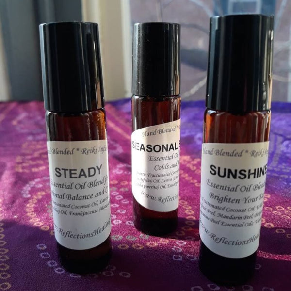 Reiki-Infused Essential Oil Blends