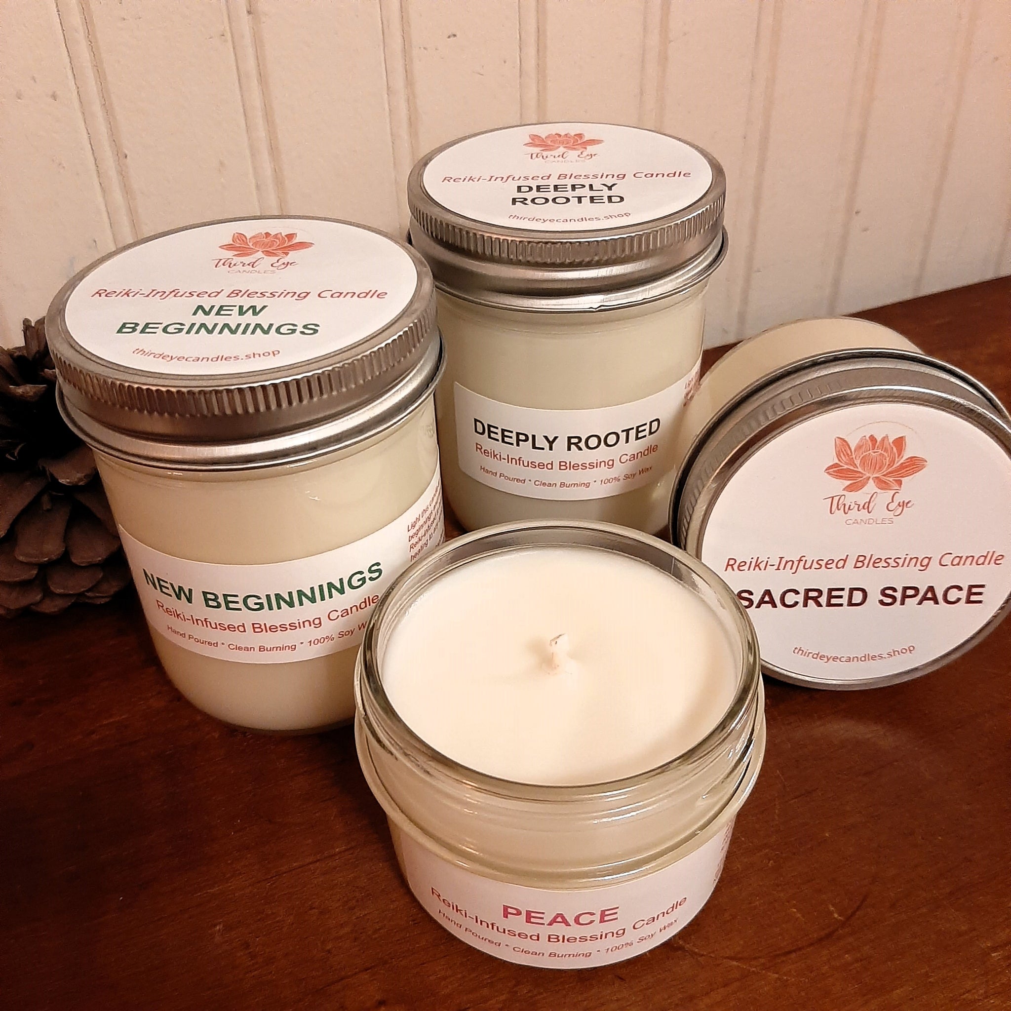 Reiki Healing and Meditation Candles